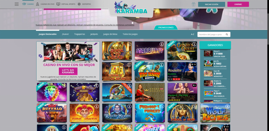 bono casino karamba