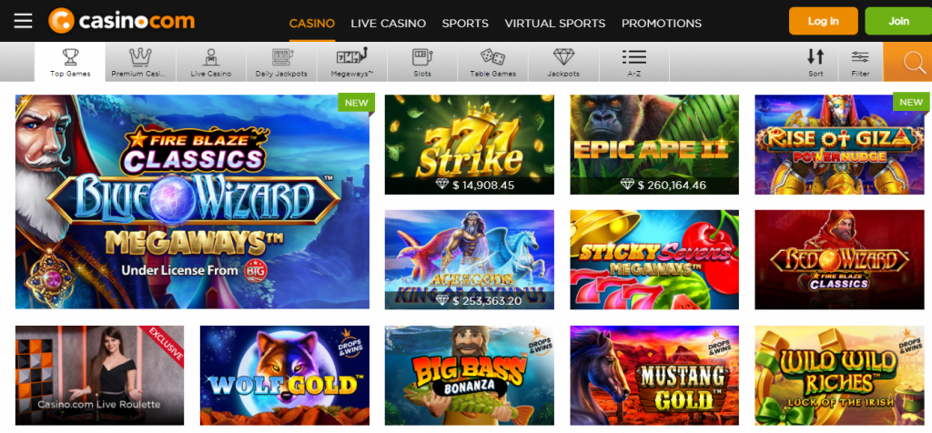 casino com slots