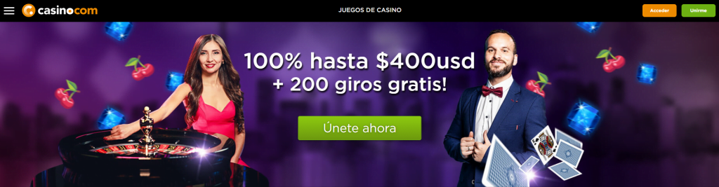 casino.com bono ruletas
