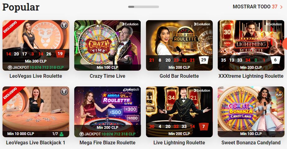 leovegas bono casino live