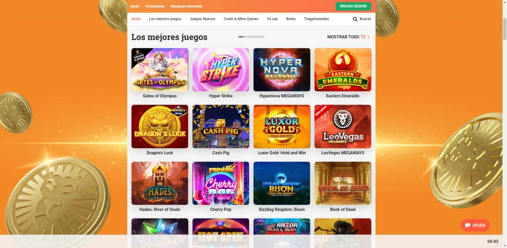 leovegas bono slots