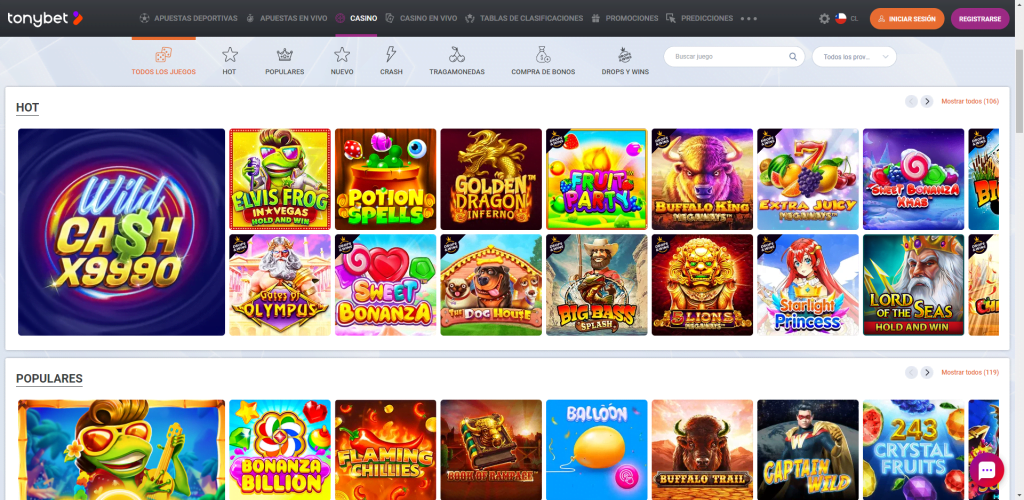 tonybet casino online