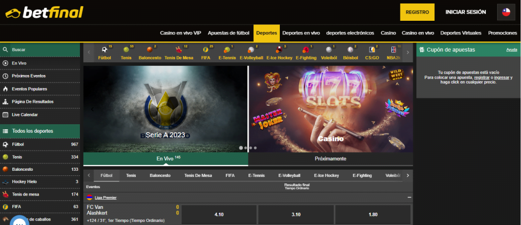 betfinal bono deportes
