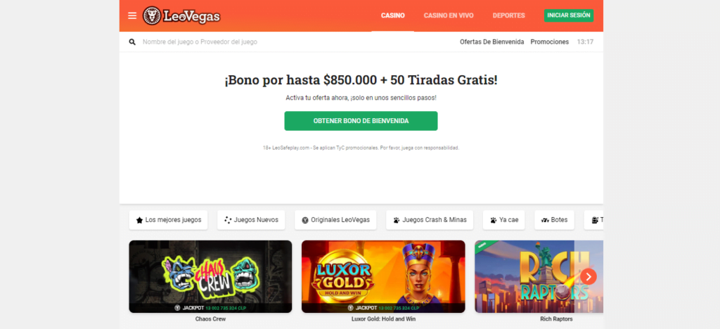 leovegas mejores slots