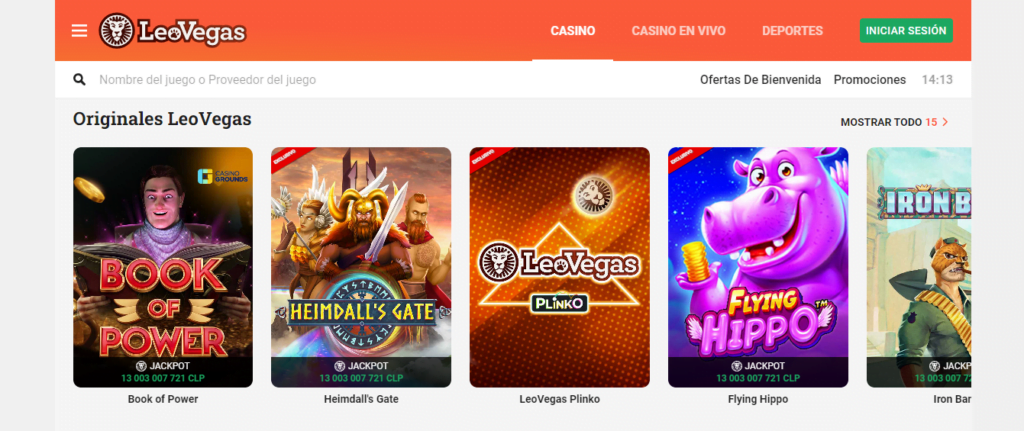 leovegas mejores tragamonedas