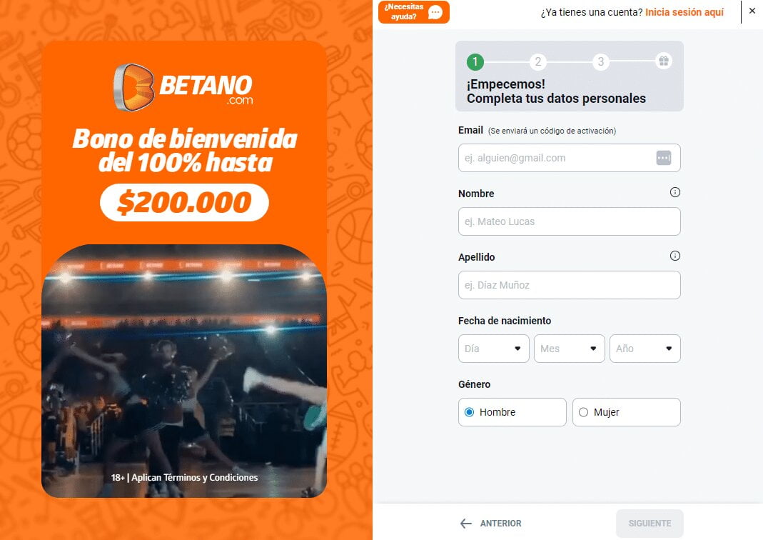 betano como registrarse