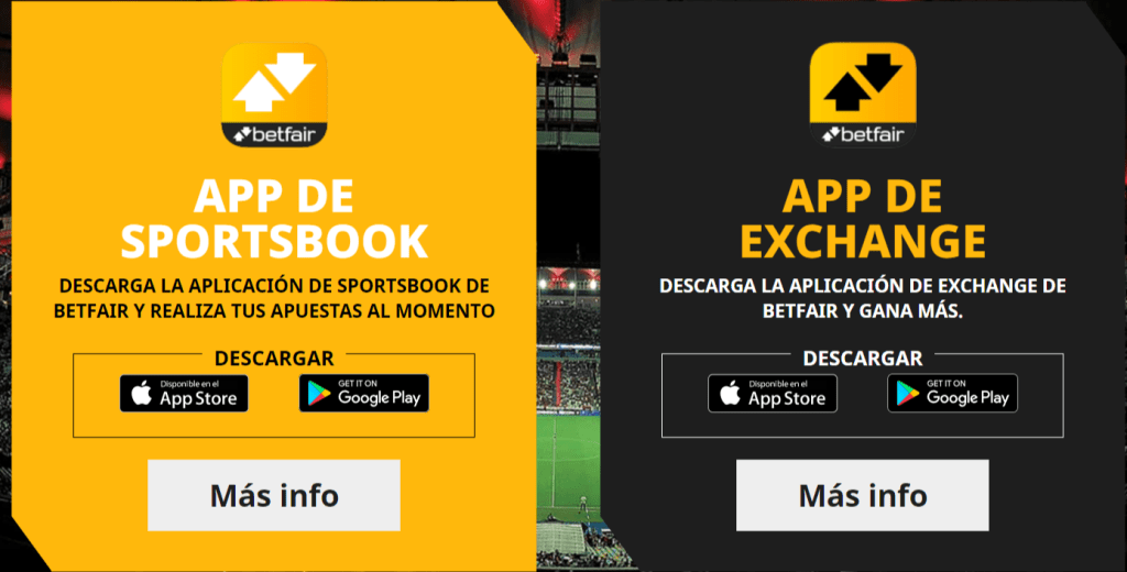 betfair app móvil