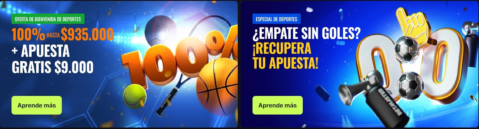 betmaster bono fútbol