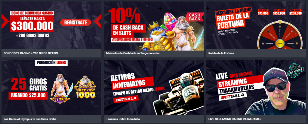 betsala bono sin depósito casino