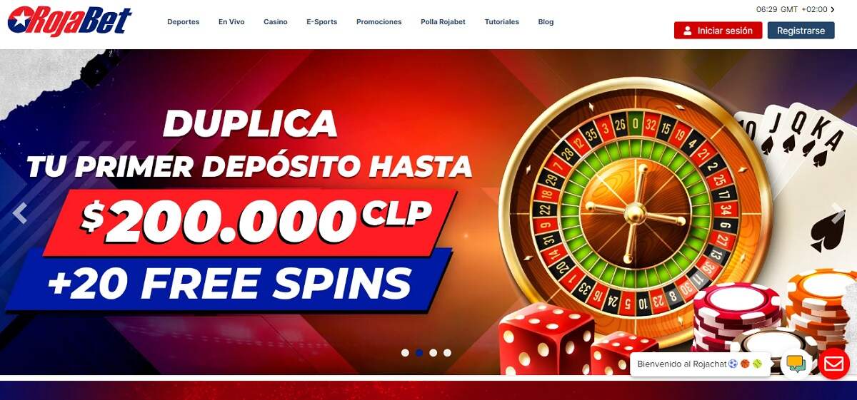 rojabet bono primer depósito casino