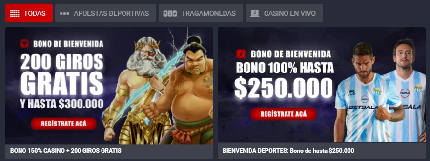 betsala bonos chile