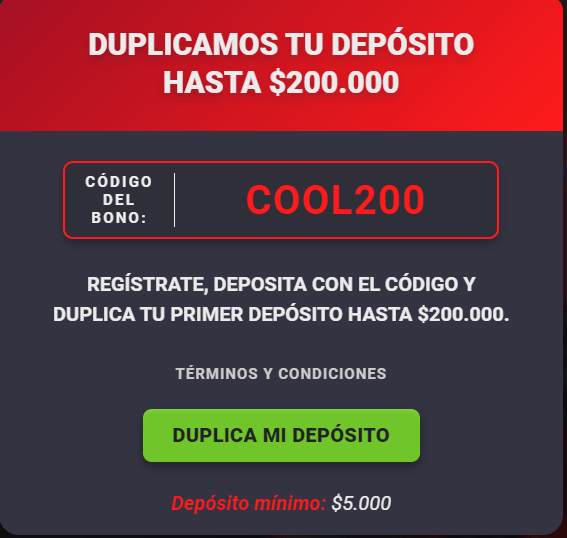 bono bienvenida coolbet deportes