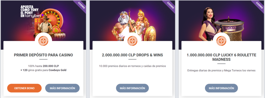 tonybet promociones casino