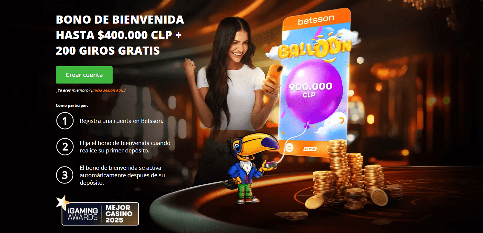 betsson casino chile