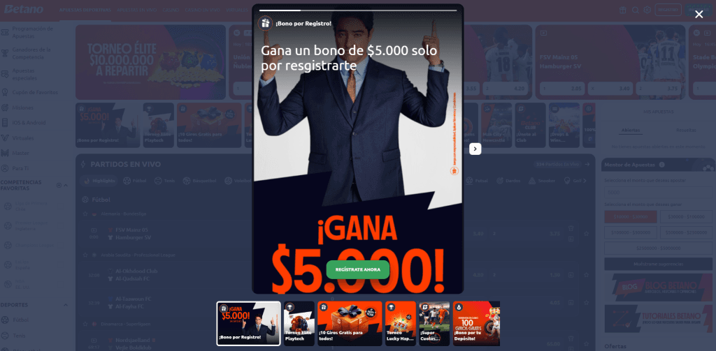 betano promociones apuestas